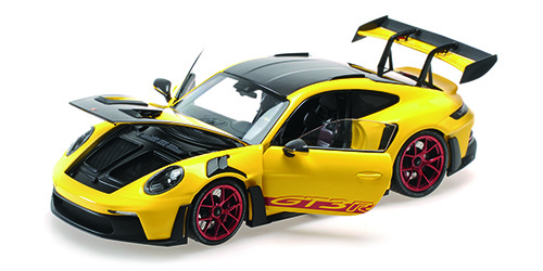 911 (992) GT3RS – 2024 – YELLOW W/WEISSACH PACKAGE W RED WHEELS