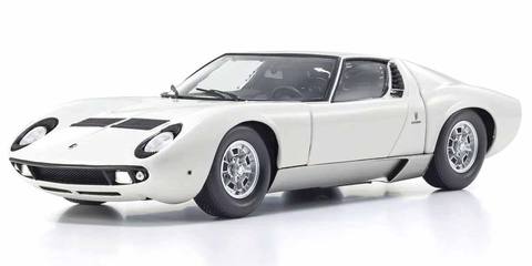 Lamborghini Miura P400 White-Silver