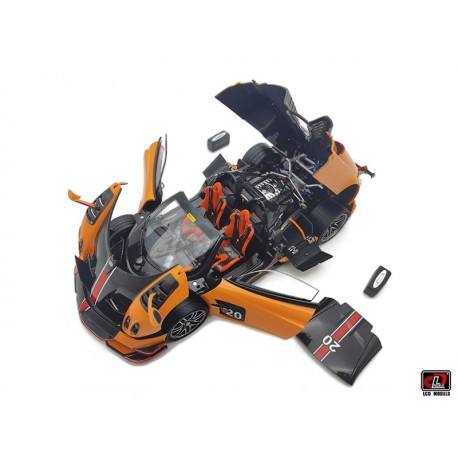 Pagani Huayra BC Roadster Orange Black Model