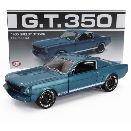 Mustang Shelby GT350 Coupe Pro Touring 1965 Blue Acme Models