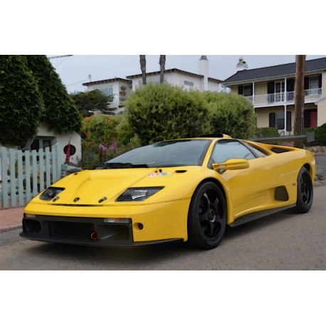 Diablo GTR Jaune avec Showcase