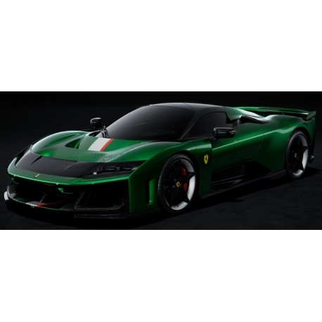 F80 with Carbon Silver Rims Green Jewel