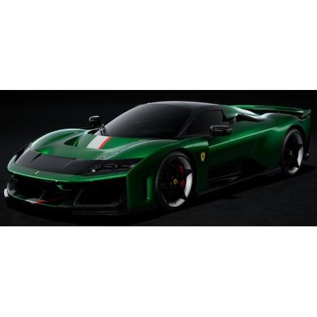 F80 with Carbon Silver Rims Green Jewel