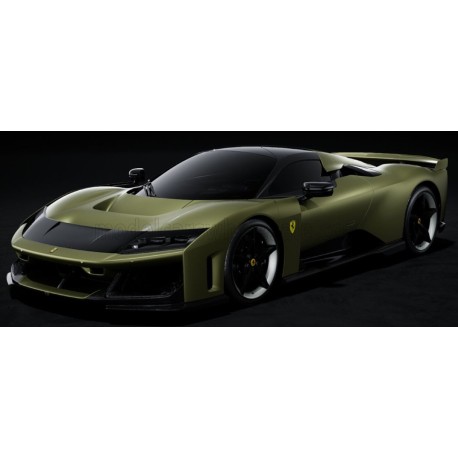 F80 with Carbon Silver Rims Verde Masoni opacco