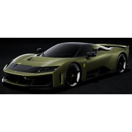 F80 with Carbon Silver Rims Verde Masoni opacco