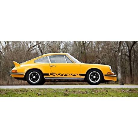 Porsche 911 Carrera RS 2.7 Jaune et Noire Maxichamps