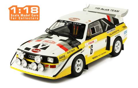 Audi SPORT Quattro S1 #6 H. Mikkola-A. Hertz Rallye Monte-Carlo 1986