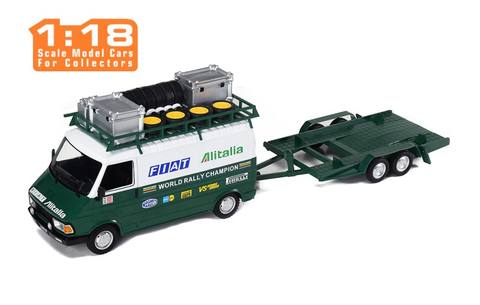 242 1978/79 Fiat Alitalia Rally Team (Assistance) with trailer and roof accessories