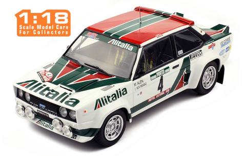 131 Abarth #4 M. Alen-I. Kivimaki Rally Portugal 1978