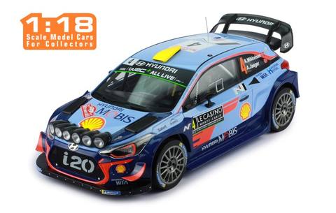 Hyundai i20 WRC 2018 #4 A. Mikkelsen-A. Jaeger Rallye Monte-Carlo 2018