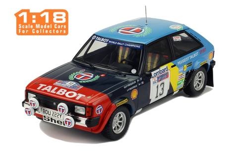 Talbot SUNBEAM Lotus #13 G. Frequelin-J.-F. Fauchille RAC Rally 1982