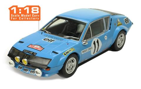 Alpine A310 #11 A. Warmbold-J. Davenport Rallye Monte-Carlo 1975