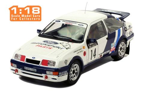Ford Sierra RS Cosworth #14 C. Sainz-L. Moaya Rally 1000 Lakes 1988