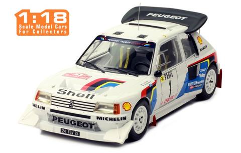 205 T16 E2 #1 T. Salonen-S. Harjanne Rally Monte-Carlo 1986