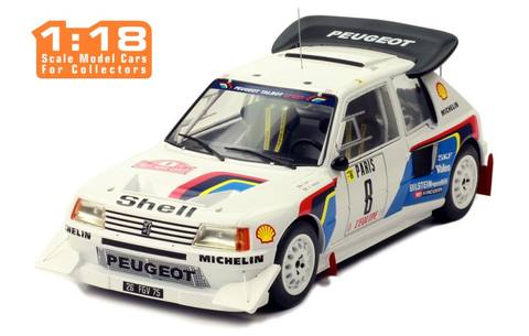 Peugeot 205 t16 E2 #8 B. Saby-J. Fauchille Rally Monte-Carlo 1986