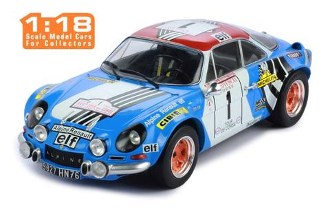 Alpine A110 1600S #1 J.P.Nicolas - M.Vial Winner Rally Tour De Corse 1973