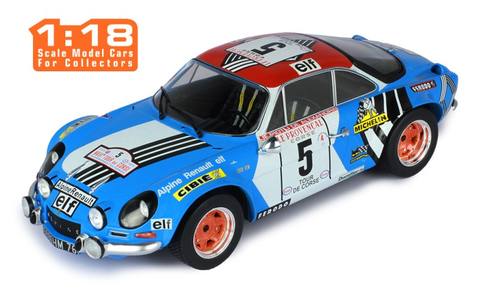 Alpine A110 1600S #5 J.F.Piot - J.De Alexandris Rally Tour De Corse 1973