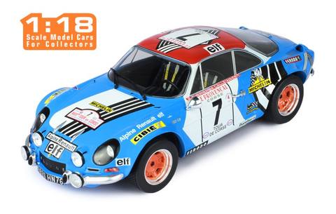Alpine A110 1600S #7 J.L.Therier - M.Callewaert Rally Tour De Corse 1973