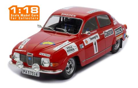 Saab 96 V4 #1 S.Blomquist - A.Hertz Winner Swedish Rally 1973