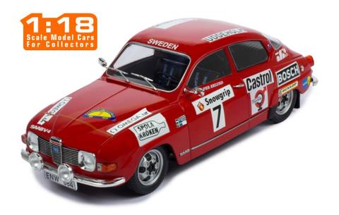 Saab 96 V4 #7 P.Eklund - R.Carlsson Swedish Rally 1973