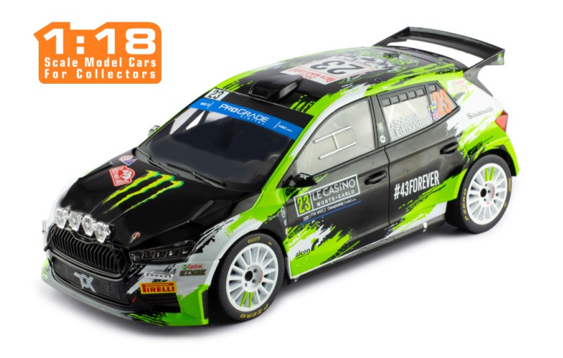 FABIA Rally2 (2023) #23 O.Solberg - E.Edmondson Rallye Monte-Carlo 2023