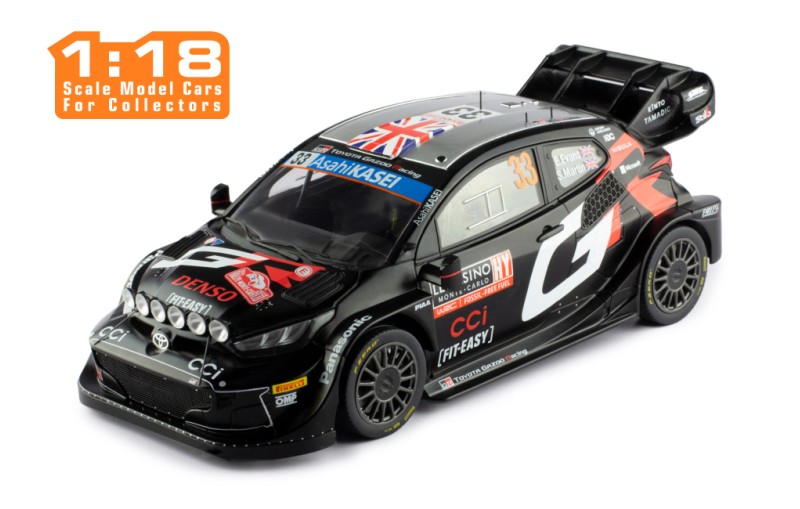 GR YARIS Rally1 HYBRID #33 E.Evans - S.Martin Rallye Monte-Carlo 2024